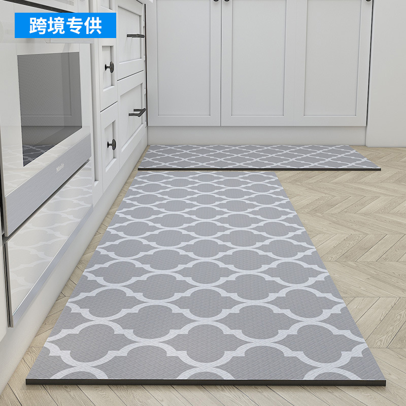 疲劳垫5mmPU厨房地垫地毯防水防油防滑pvc脚垫长条厨房垫