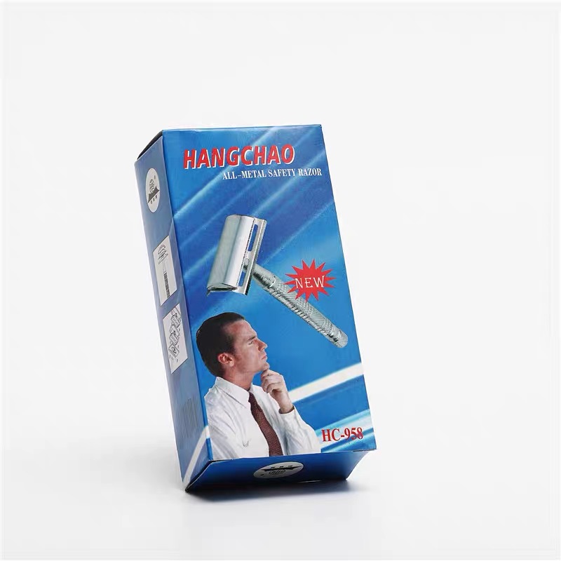 低价批发铁的刮胡子剃须刀架塑料盒装地摊二元店货源