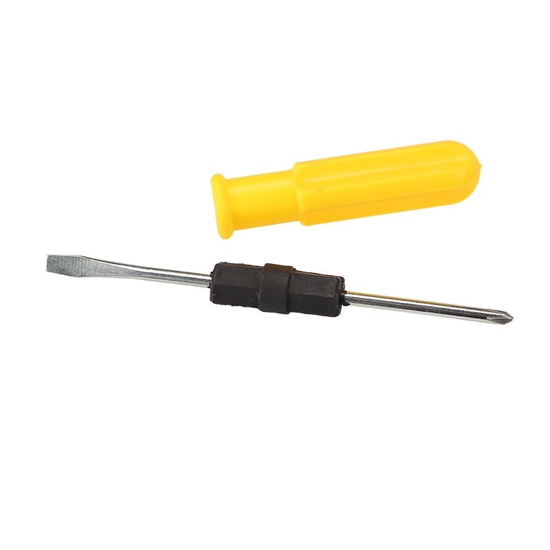 Wholesale three-inch yellow dual-purpose screwdrivers, cross-head screwdrivers, one-yuan and two-yuan supplies from the manufacturer Application Scenario