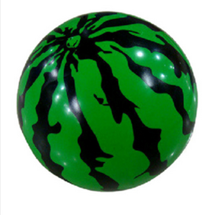 22号西瓜球 儿童充气玩具批发 卡通充气皮球 2元店两元超市货批发