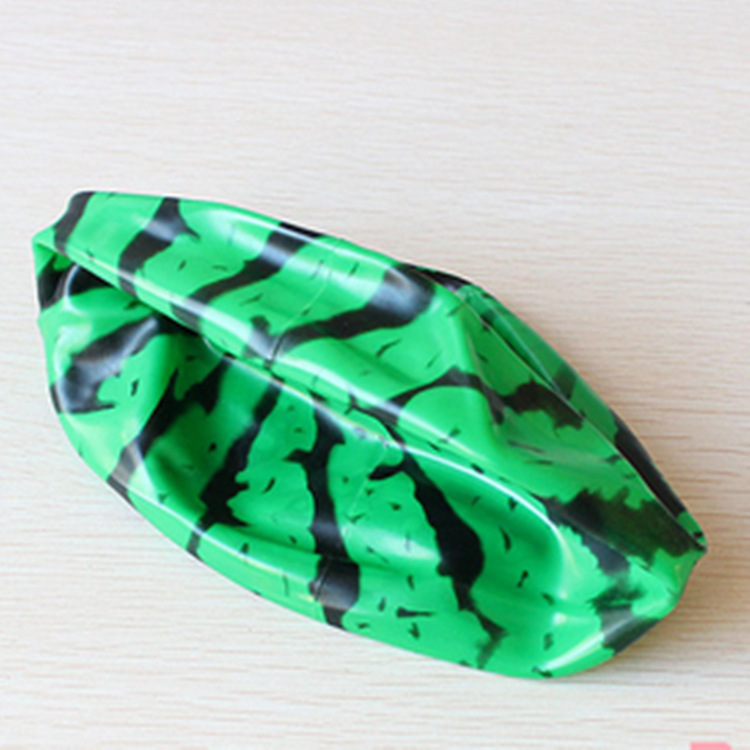 Wholesale of No. 22 Watermelon balls, children's inflatable toys, cartoon inflatable balls, 2-yuan store, 2-yuan supermarket goods details Picture