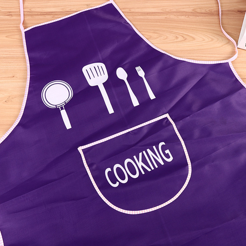 Factory direct supply: 2 yuan store, 80*60 solid-color aprons, floral fabric aprons, waterproof aprons, a bundle of 10 pieces, 2 yuan supply Application Scenario