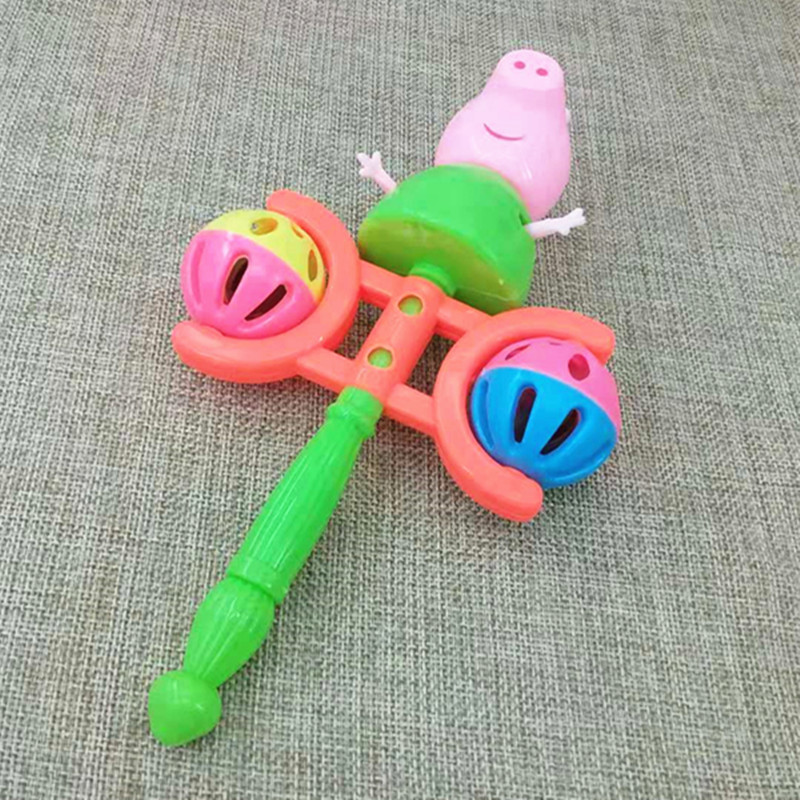 Factory direct supply of cartoon hand-cranked bells 2088 hand-cranked bell children's toys wholesale two-yuan supply thumbnail