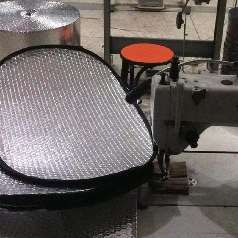 Double-sided motorcycle and electric bike seat cover, reflective aluminum foil film heat insulation pad, sun protection heat insulation pad, electric bike seat cover Specification image