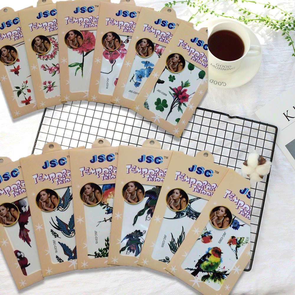 2021 new in-stock hand back tattoo stickers, Henna flower stickers, fresh tattoo stickers available for customization and wholesale Application Scenario