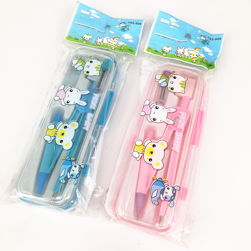Student compasses classic 3 sets of compasses stationery 809 compasses