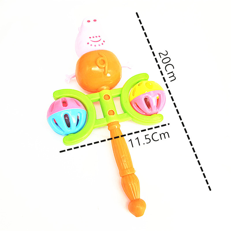 Factory direct supply of cartoon hand-cranked bells 2088 hand-cranked bell children's toys wholesale two-yuan supply Item Picture