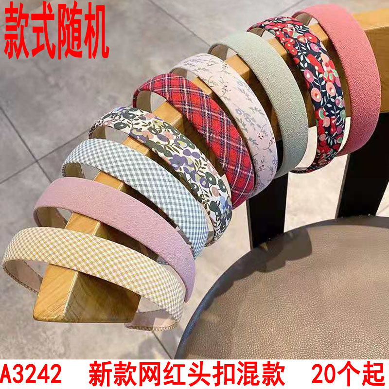 New A3242 trendy headband mixed style hair band Headband headband headclip bangs clip Japanese and Korean accessories 2-yuan store supply