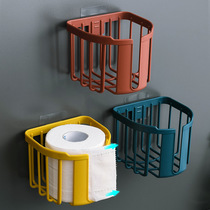 No-punch toilet rack Toilet paper towel box toilet paper holder household toilet paper roll tube toilet paper roll holder