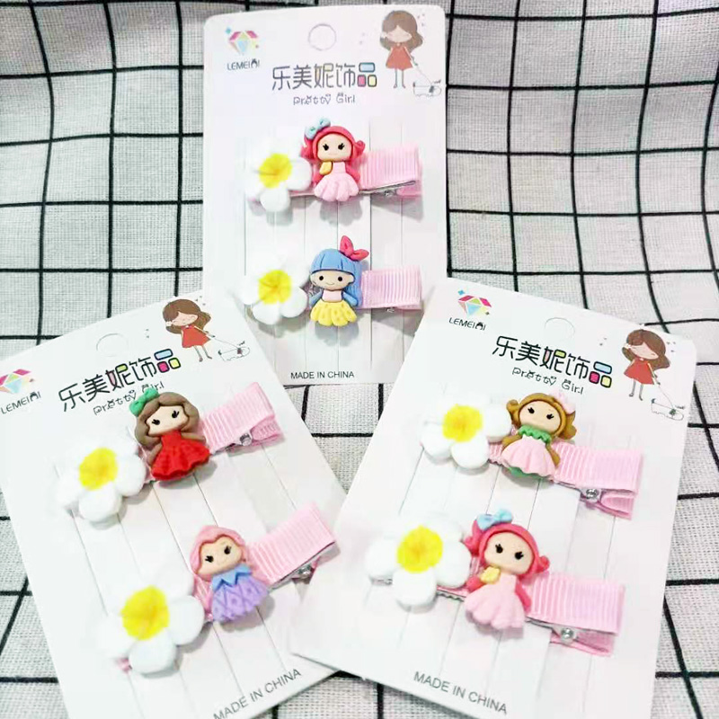 A3723 Two fashionable BB clips, hair clips, top clips, bangs clips, Korean small clips, headwear, hair clips, and straight clips Specification image