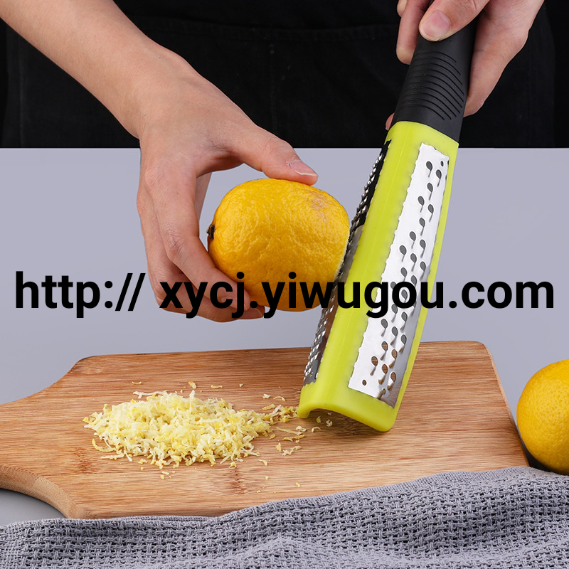 The manufacturer supplies stainless steel kitchen double-sided multi-functional grater, a small kitchen tool for grilling cheese, cheese and shredded potatoes