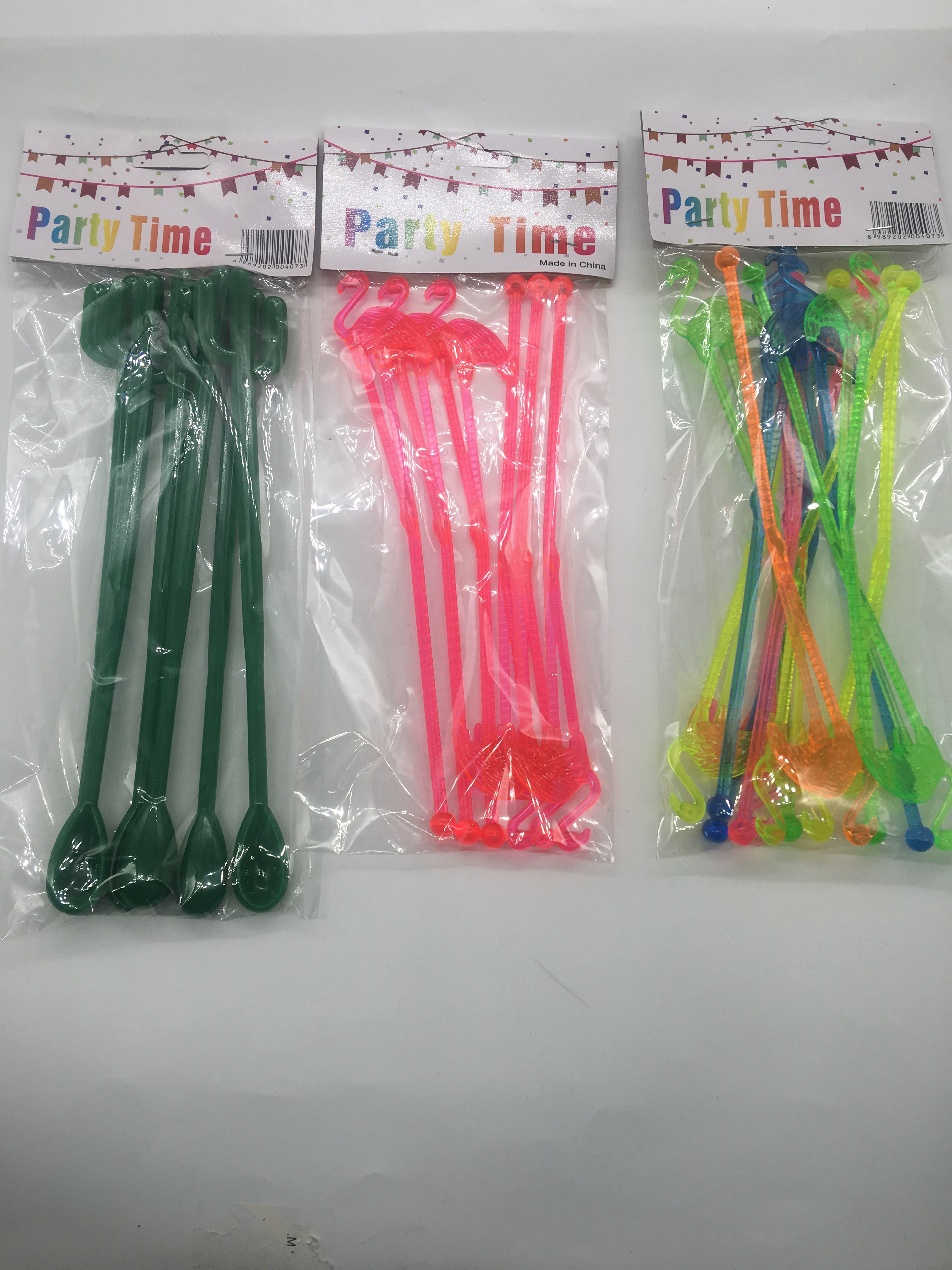 Manufacturers custom candy color mixing stick plastic transparent mixer stick monochrome LOGO printing white mixing stick