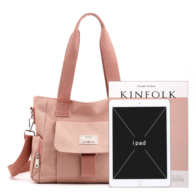 2021 New style Women's multi-layered lightweight single-shoulder crossbody bag, Oxford cloth large-capacity women's handbag Item Picture
