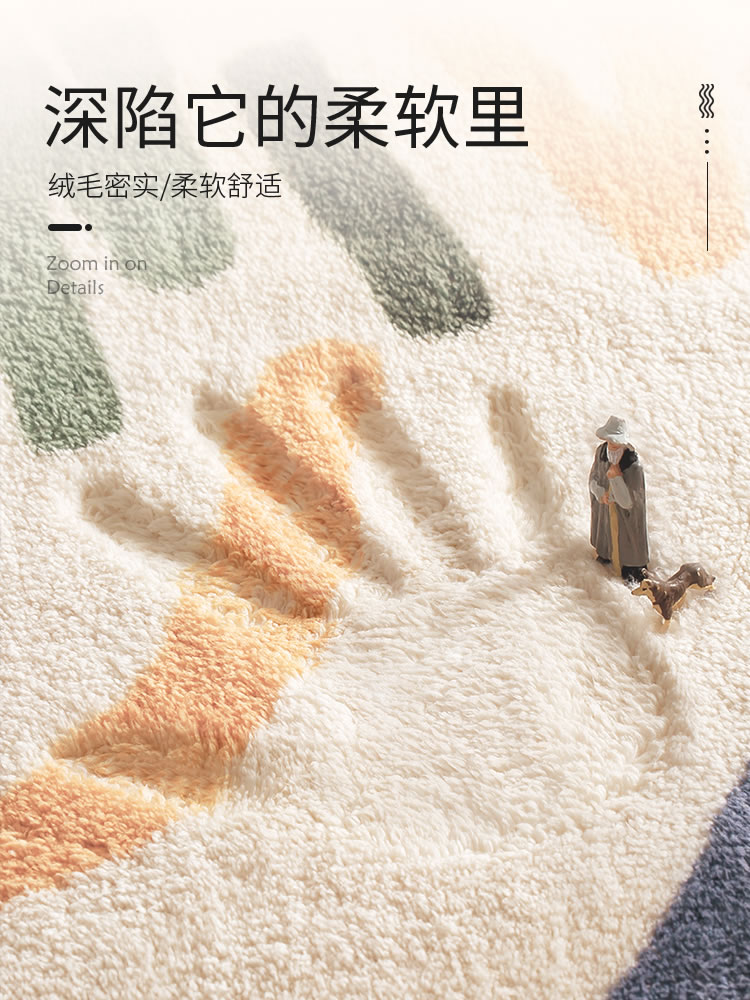 家用地毯实物图