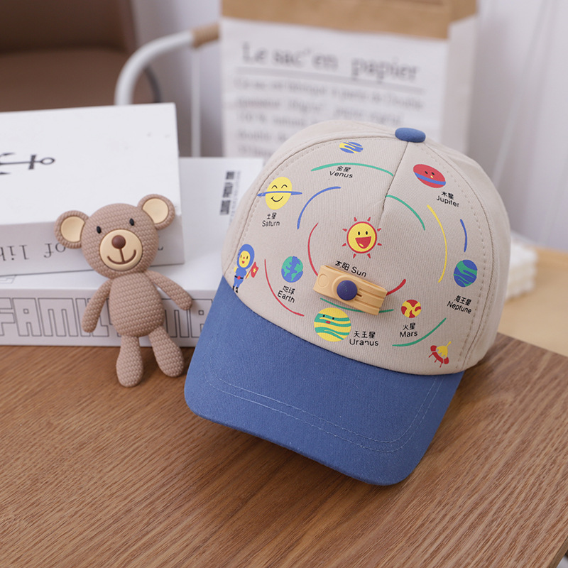 The wholesale trend of the new spring detachable little bear baby sunshade baseball caps from South Korea is in full swing Specification image