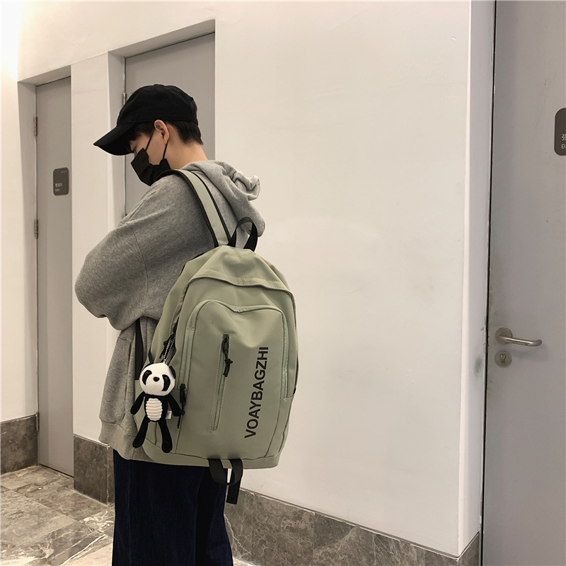 Women's casual large-capacity computer travel bag, high school and college students' backpack, men's versatile fashionable and trendy backpack Application Scenario