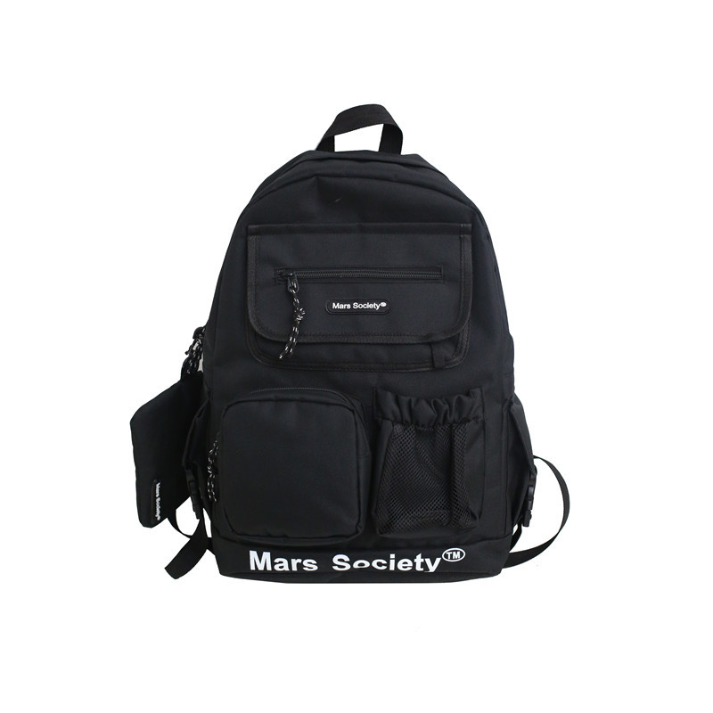 A large-capacity mother-and-child schoolbag for girls, a Korean-style high school and college backpack for boys, and a Japanese Instagram-style backpack with a lot of fun Item Picture