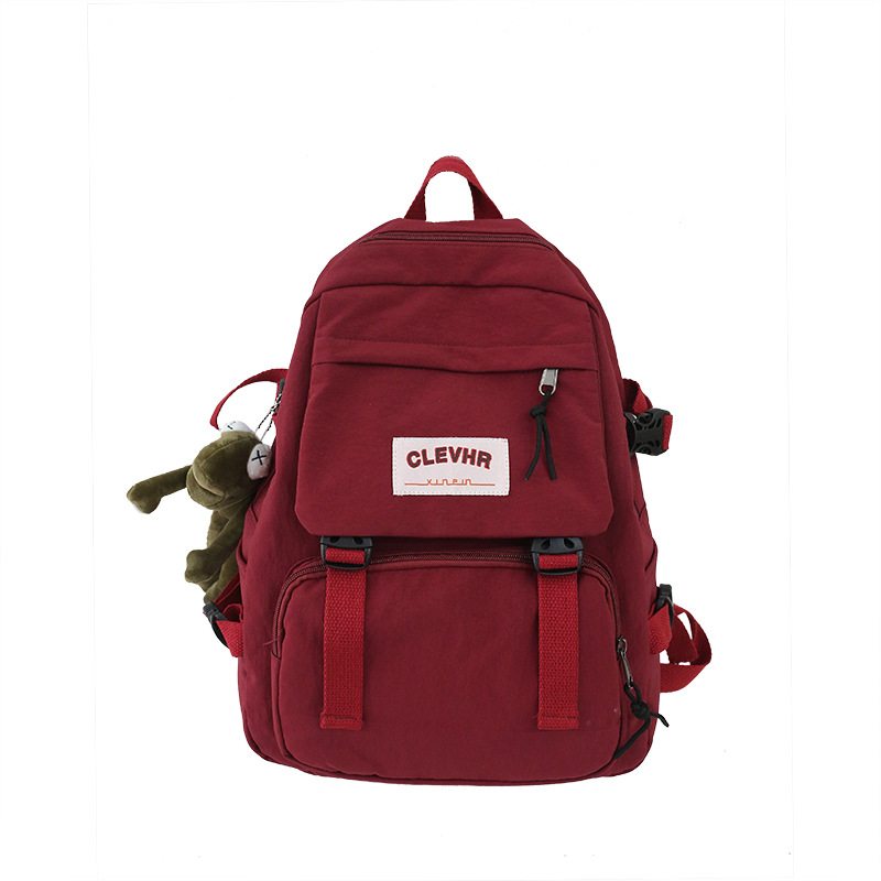 Mochila para las mujeres nuevo estilo coreano sensación vintage chica mochila escolar para las niñas de la escuela secundaria universitario versátil campus ins mochila para las mujeres Item Picture