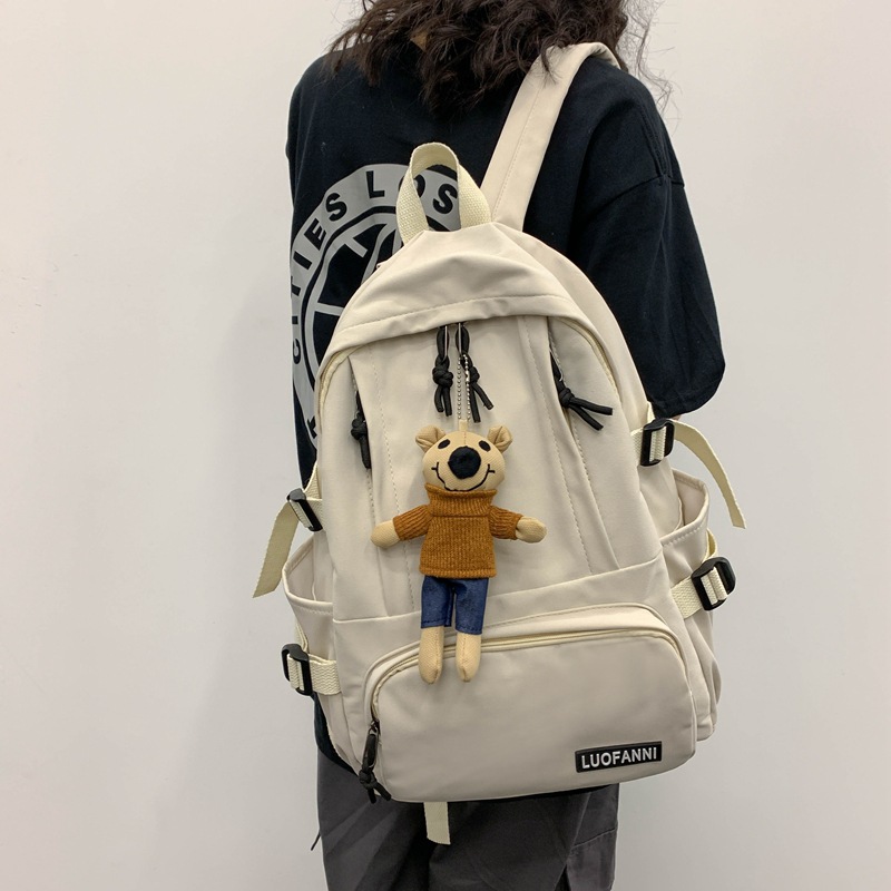 Vintage sense mochila escolar para mujeres versión coreana de la escuela secundaria ins viento campus mochila impermeable para estudiantes de secundaria sendai mochila versátil details Picture