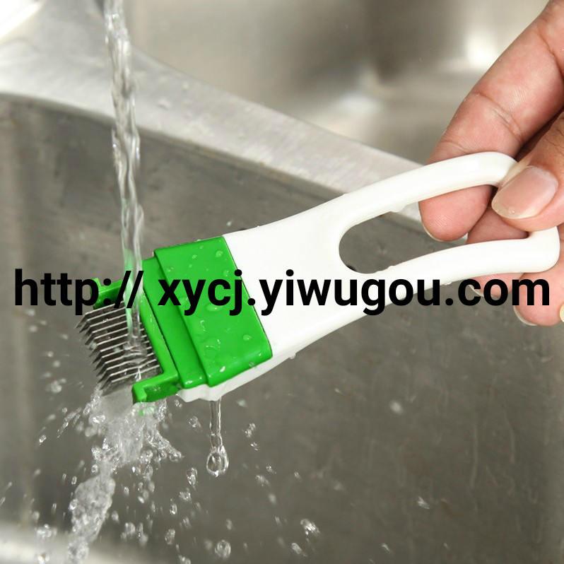 Kitchen vegetable cutting tools: Handle-type large and small scallion shred cutter, scallion flower cutter, scallion shred knife, scallion cutter Item Picture