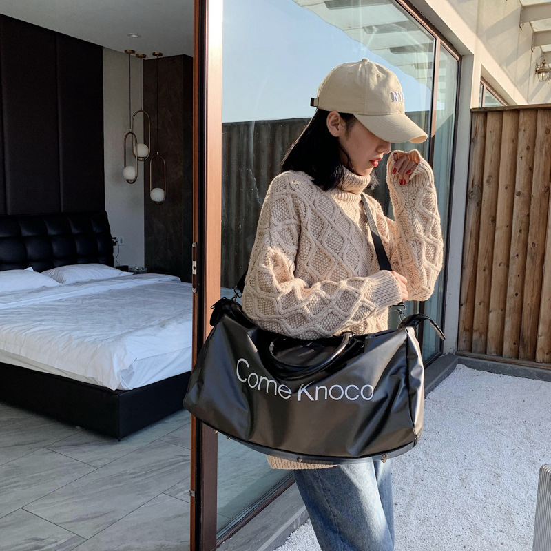 Bolsa de viaje para mujeres de corta distancia portátil de gran capacidad para salir a trabajar bolsa de equipaje para hombres portátil yoga ejercicio bolsa de ropa de fitness details Picture
