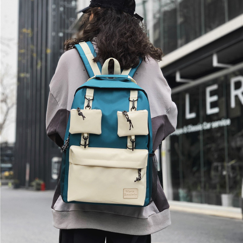 2020 new fashion leisure computer backpack for middle school men and women waterproof outdoor multi-functional bag