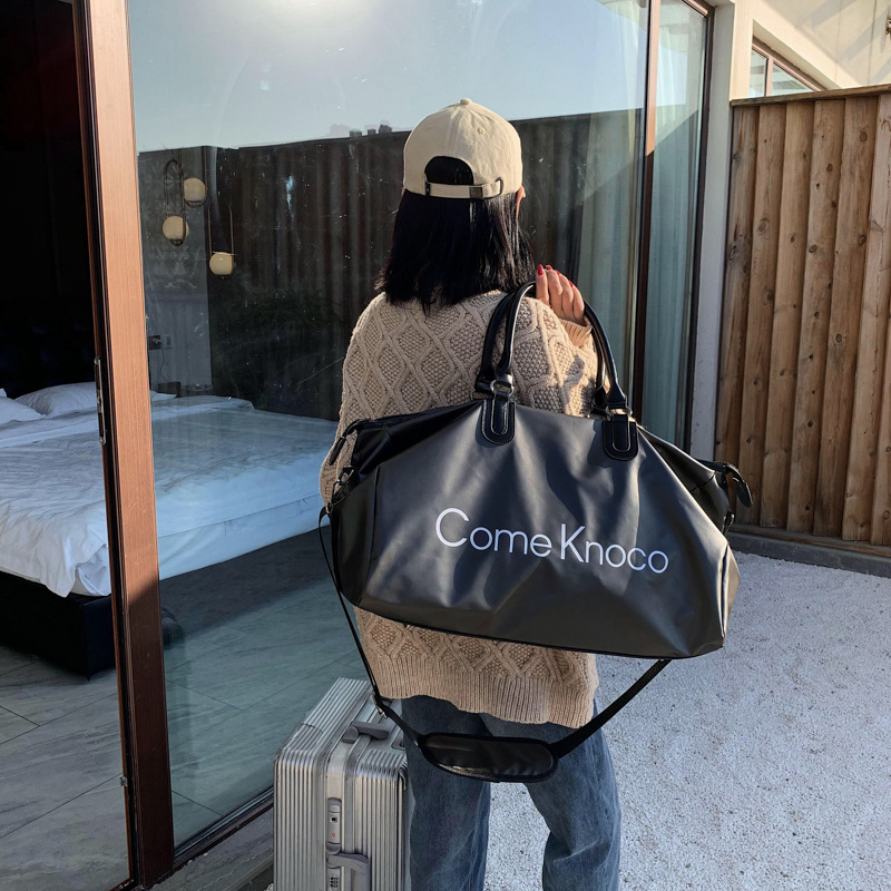 Bolsa de viaje para mujeres de corta distancia portátil de gran capacidad para salir a trabajar bolsa de equipaje para hombres portátil yoga ejercicio bolsa de ropa de fitness Specification image