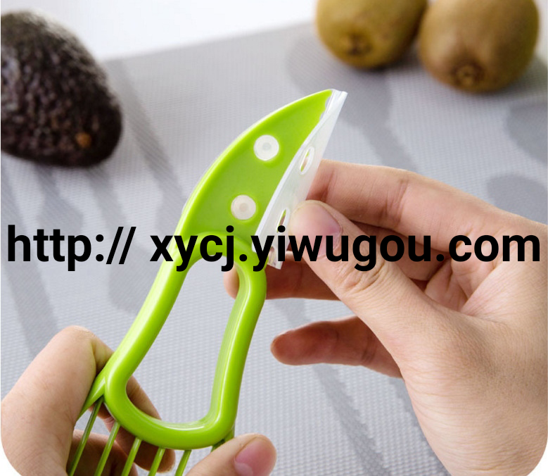Creative tools: FIG and avocado pitter, creative fruit peeler, pulp separator, and cupping tool details Picture