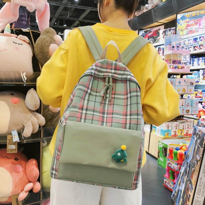 夏季新款大容量旅行包批发双肩包女学院休闲简约背包定制一件代发