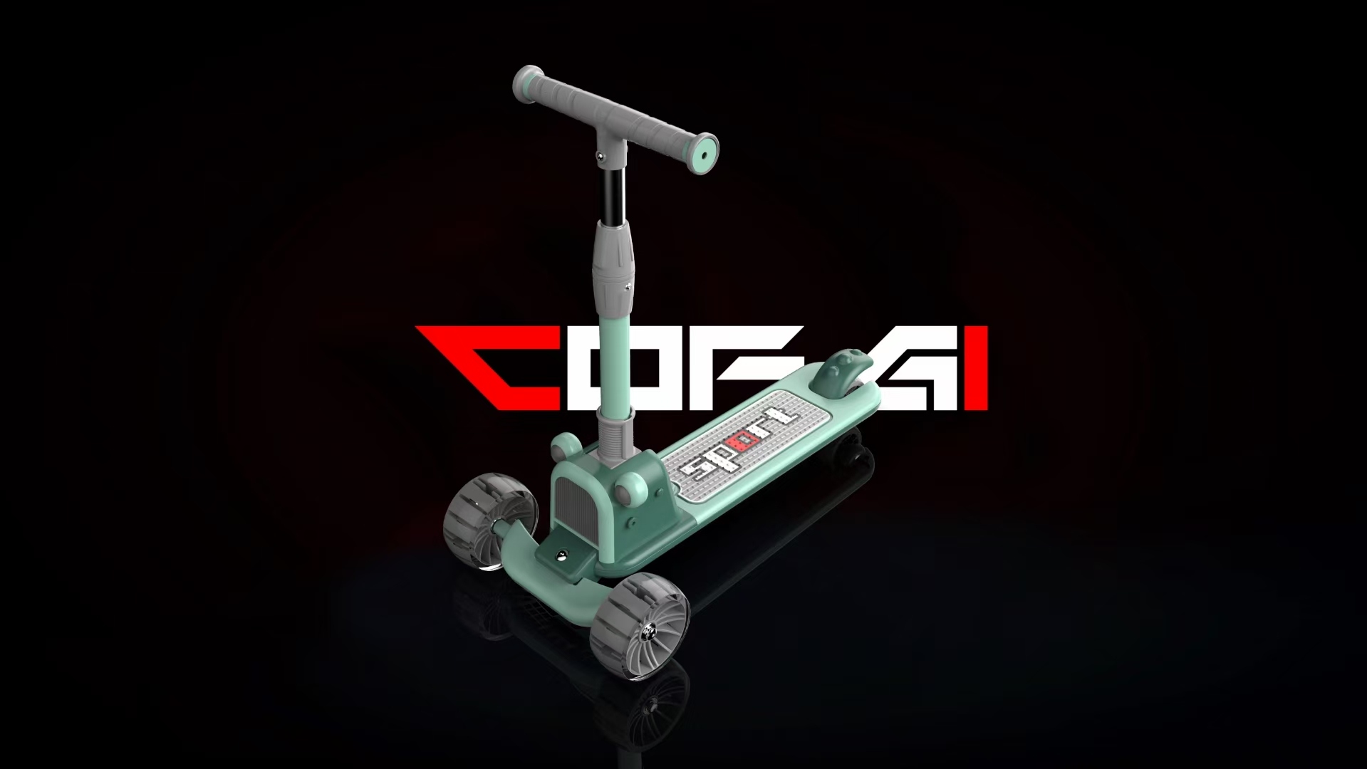 2021新款儿童可做可骑滑板车1-6岁多功能带灯带音乐溜溜车