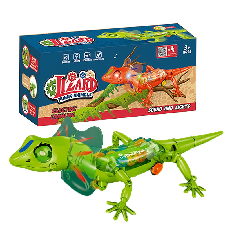 The new best-selling children's pet toy, the electric universal leash lizard, and the electric audio-visual children's toy are selling well at the street stall Item Picture