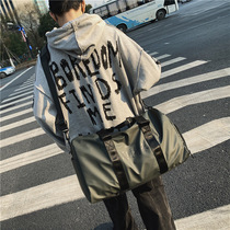 Family travel bag Duffel bag short distance simple portable duffel bag Male portable fashion trend fitness sports bag