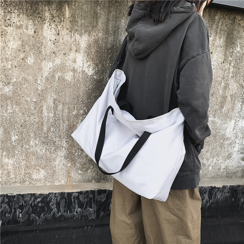 Short-distance travel bag, men's Korean-style lightweight handbag, women's business trip and travel large-capacity single-shoulder crossbody sports and fitness bag details Picture