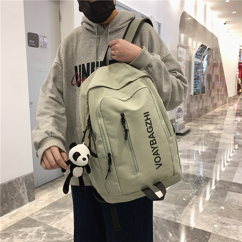 Women's casual large-capacity computer travel bag, high school and college students' backpack, men's versatile fashionable and trendy backpack