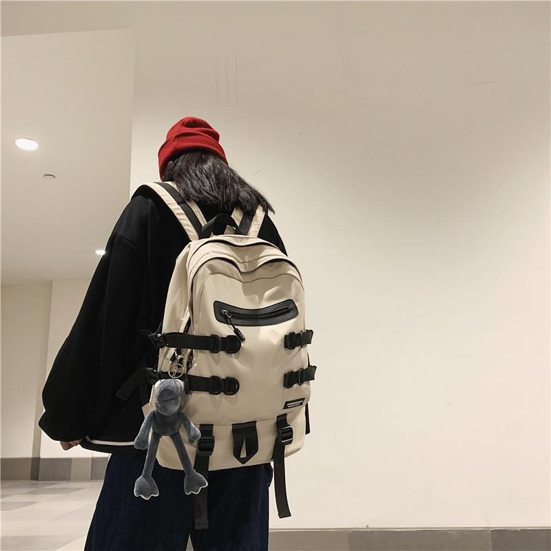 Korean Ins-style schoolbag for girls, simple and versatile, college style forest-themed student backpack, soft girl travel backpack Application Scenario