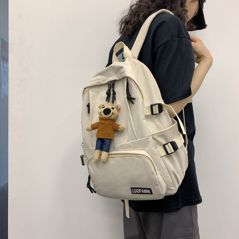 Vintage sense mochila escolar para mujeres versión coreana de la escuela secundaria ins viento campus mochila impermeable para estudiantes de secundaria sendai mochila versátil Specification image