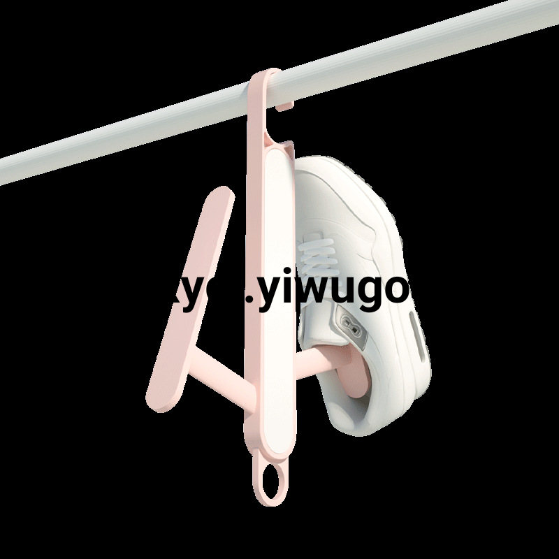 A multi-functional hook shoe drying rack, a small outdoor shoe drying rack for household balconies and student dormitories Specification image
