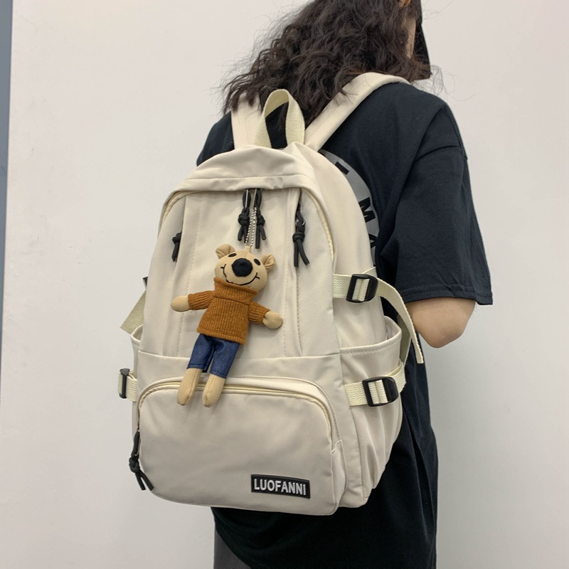 Vintage sense mochila escolar para mujeres versión coreana de la escuela secundaria ins viento campus mochila impermeable para estudiantes de secundaria sendai mochila versátil