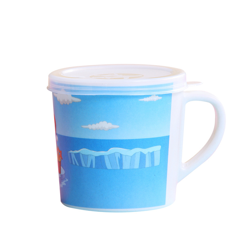كأس صغير من حليب للأطفال من ألياف الخيزران مع حليب مقبض من متجر للأم والطفل Item Picture