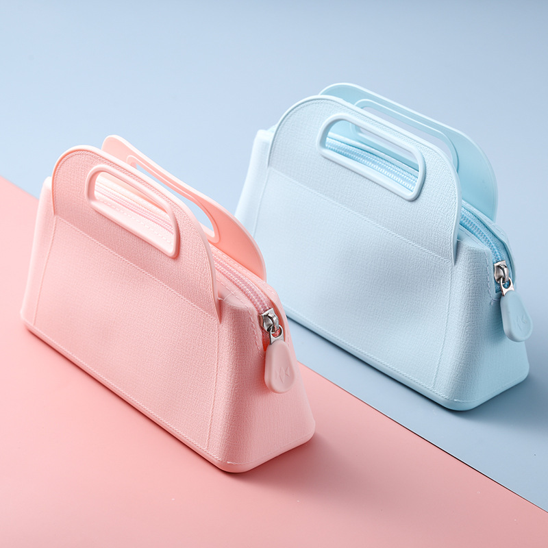2020 new silicone handbag handbag Fashion women's purse change storage bag wear resistant to dirt