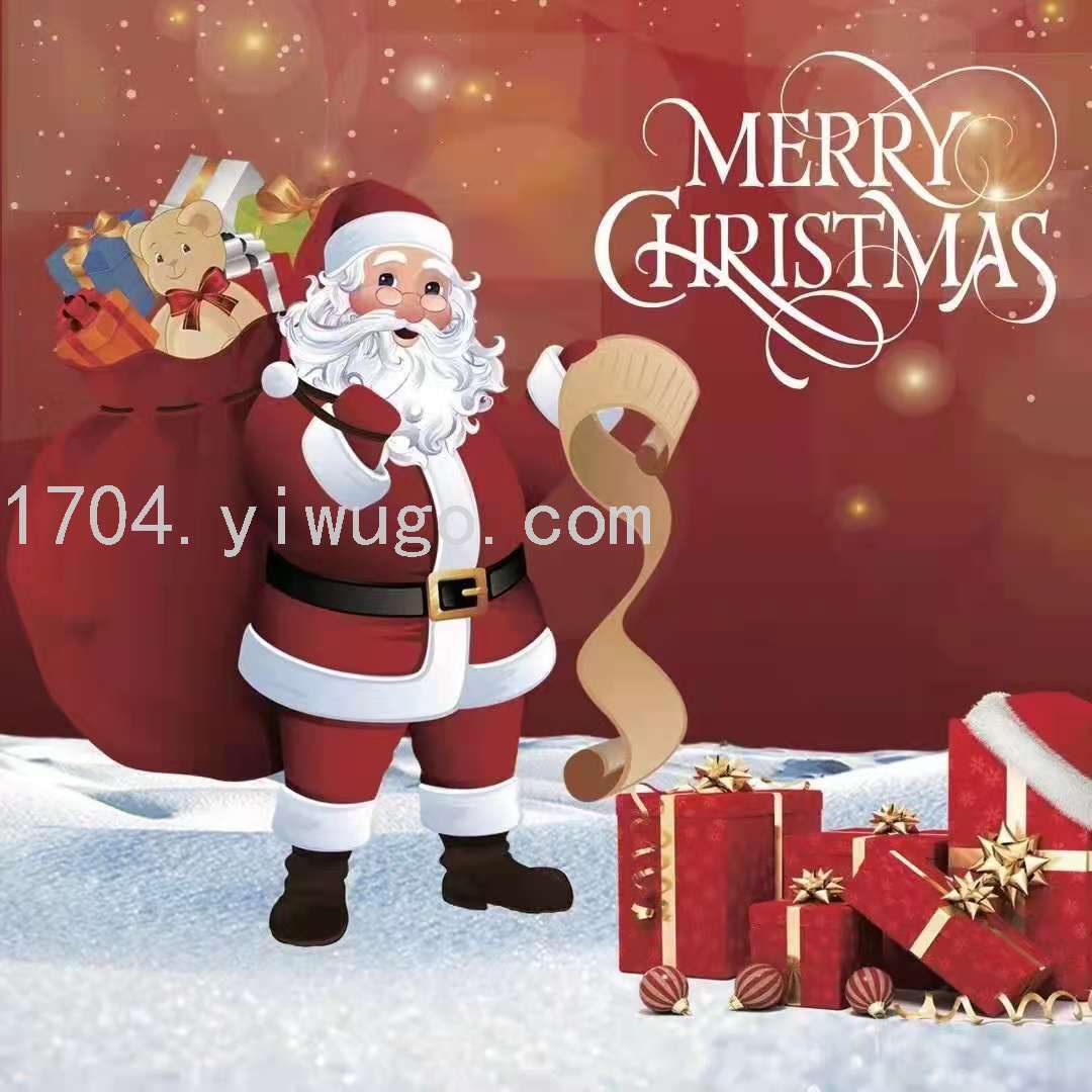 party balloon Christmas background decoration, Happy birthday party decoration, polyester waterproof fabric wallpaper Application Scenario