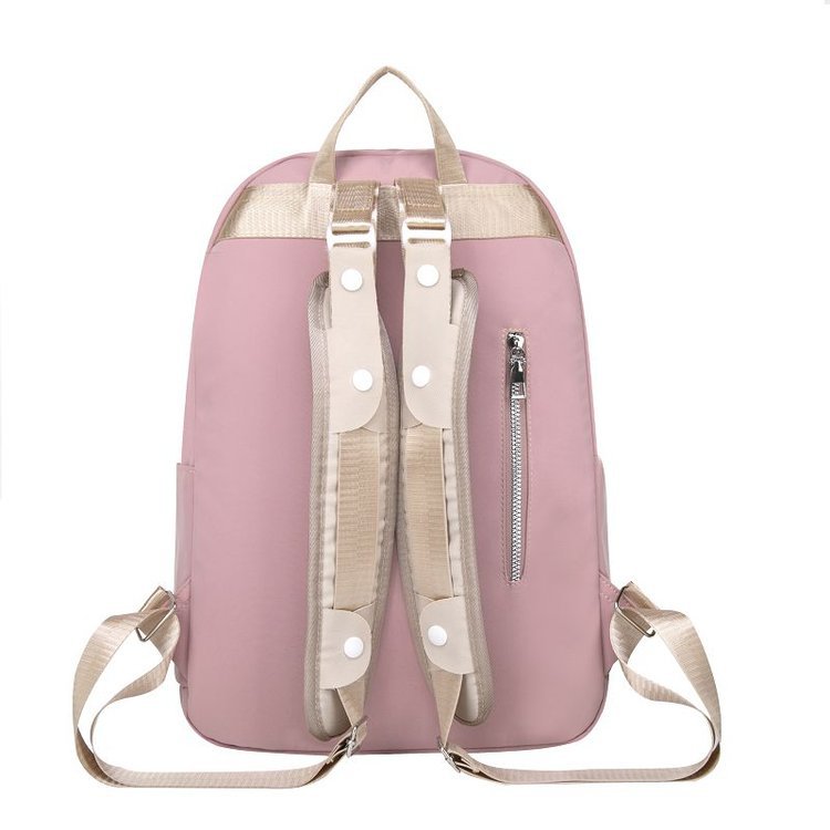 2021 nuevo estilo versión coreana tendencia mochila de hombro para estudiantes de primera escuela secundaria viento del campus mochila diaria de gran capacidad para estudiantes Specification image