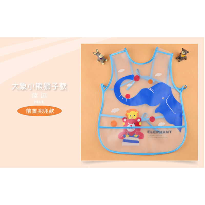 Customized wholesale of new three-dimensional saliva wipes, baby bibs, children and babies, EVA waterproof bibs