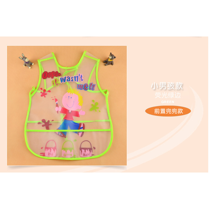 Customized wholesale of new three-dimensional saliva wipes, baby bibs, children and babies, EVA waterproof bibs Specification image