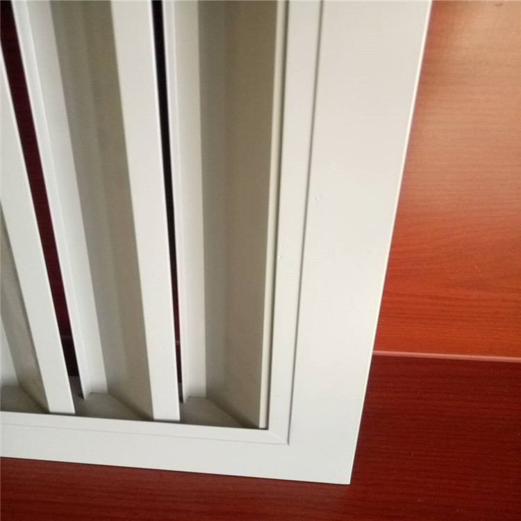 Custom-made air conditioning louver ventilation outlets, aluminum alloy ventilation and rainproof louvers, manual double-layer and single-layer Application Scenario