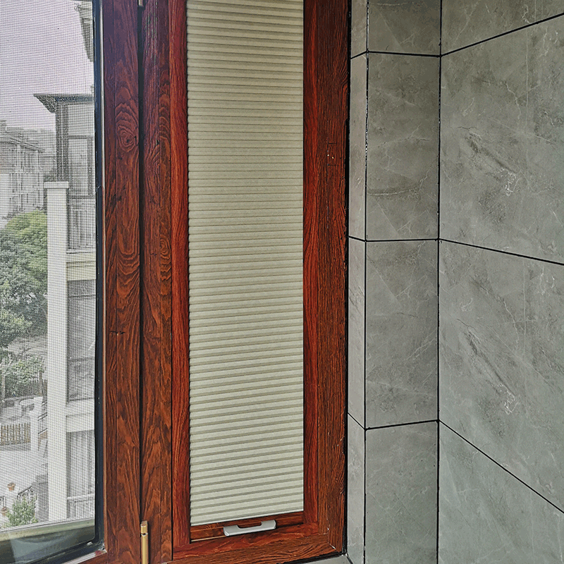Single-glass magnetic control blinds, sunroom, office, bathroom, built-in aluminum alloy blinds Specification image