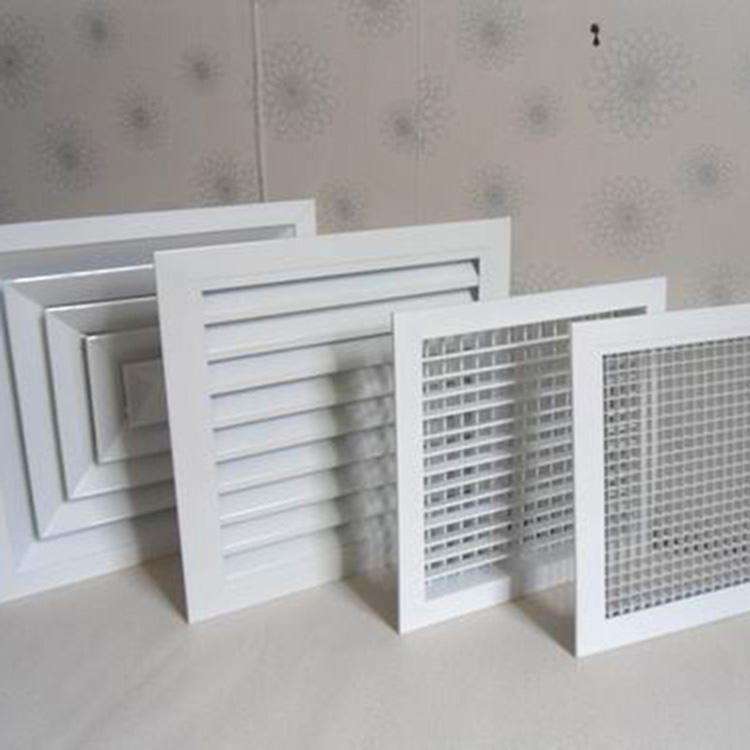 Aluminum alloy louver manufacturer directly supplies rainproof louvers, air conditioning vents, single and double layer ventilation vents, and aluminum alloy louvers