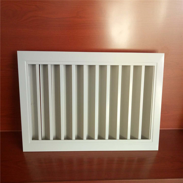 Custom-made air conditioning louver ventilation outlets, aluminum alloy ventilation and rainproof louvers, manual double-layer and single-layer details Picture