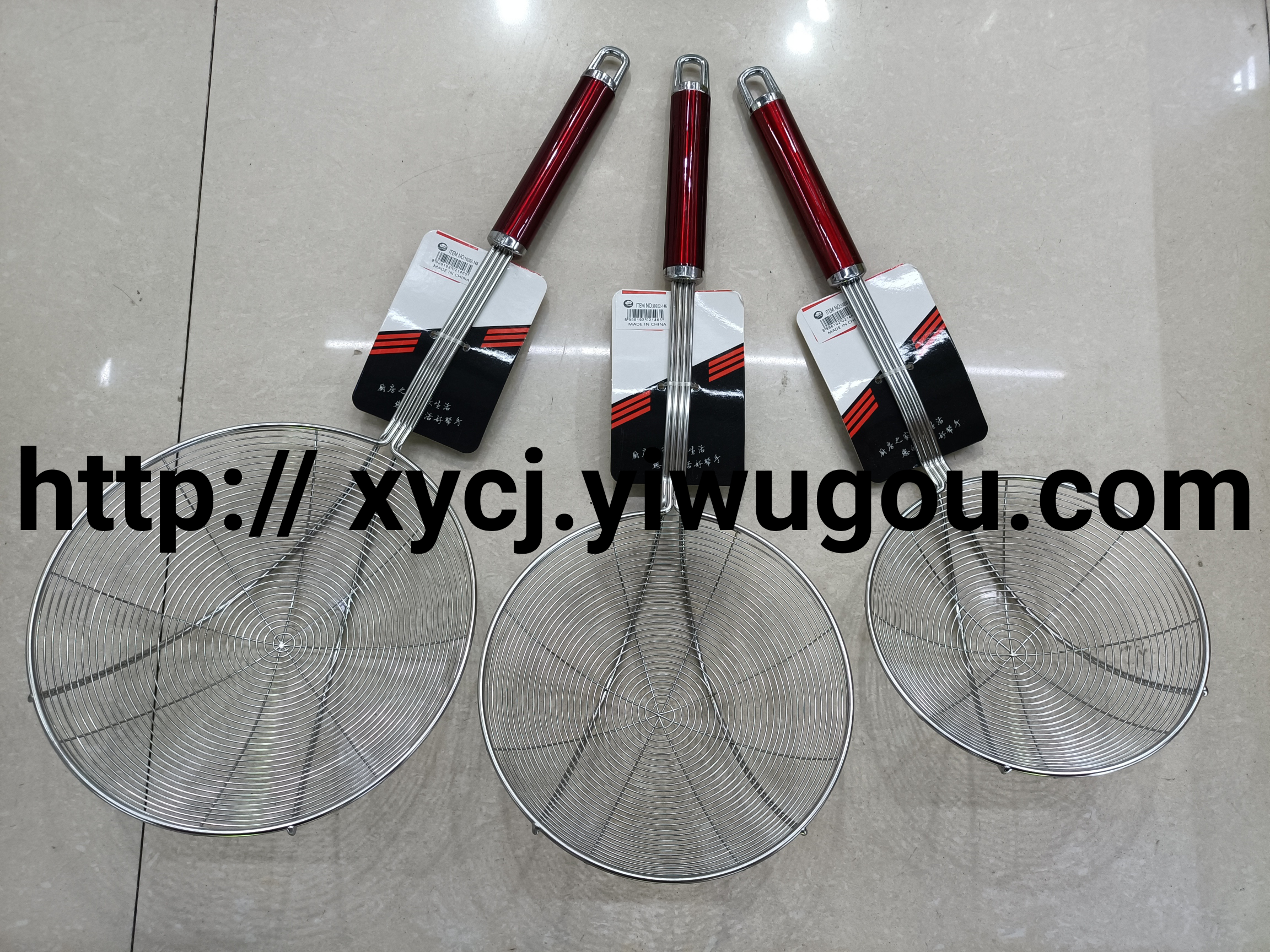 Factory direct sales of stainless steel wire filter for hot pot frying oil filter spoon mesh Specification image