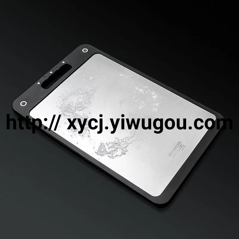 Stainless steel 304 thickened cutting board, antibacterial classified chopping board, kitchen dough kneading table, children's complementary food table, classified plastic cutting board details Picture